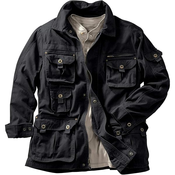 ジャケット・アウター Creek Powerline Sport Utility Jacket XL Boulder Creek by KingSize Men's Big & Tall 9 Pocket Twill