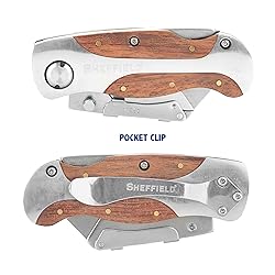 Sheffield 12115 Folding Utility Knife, Quick-Change
