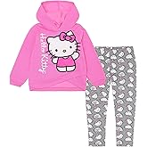 Hello Kitty Sanrio Girls 2 Piece Hoodie and Legging Pants Set for Little and Big Kids