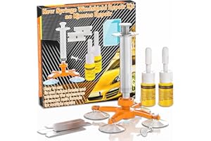 AODA New Windshield Crack Repair Kit, Upgraded Windshield Repair Kit, Automotive Glass Repair Kit Windshield with Syringe Thrusters, Windshield Repair Kit for Chips and Cracks,Star-Shaped Crack