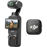 DJI Osmo Pocket 3 Vlogging Camera DJI Osmo Pocket 3 Mic 3 Bundle | 3-Axis Stabilization, Spotlight Follow, Fast Focusing, DJI Mic 3 Included for Clear Sound, Video Camera for Photography