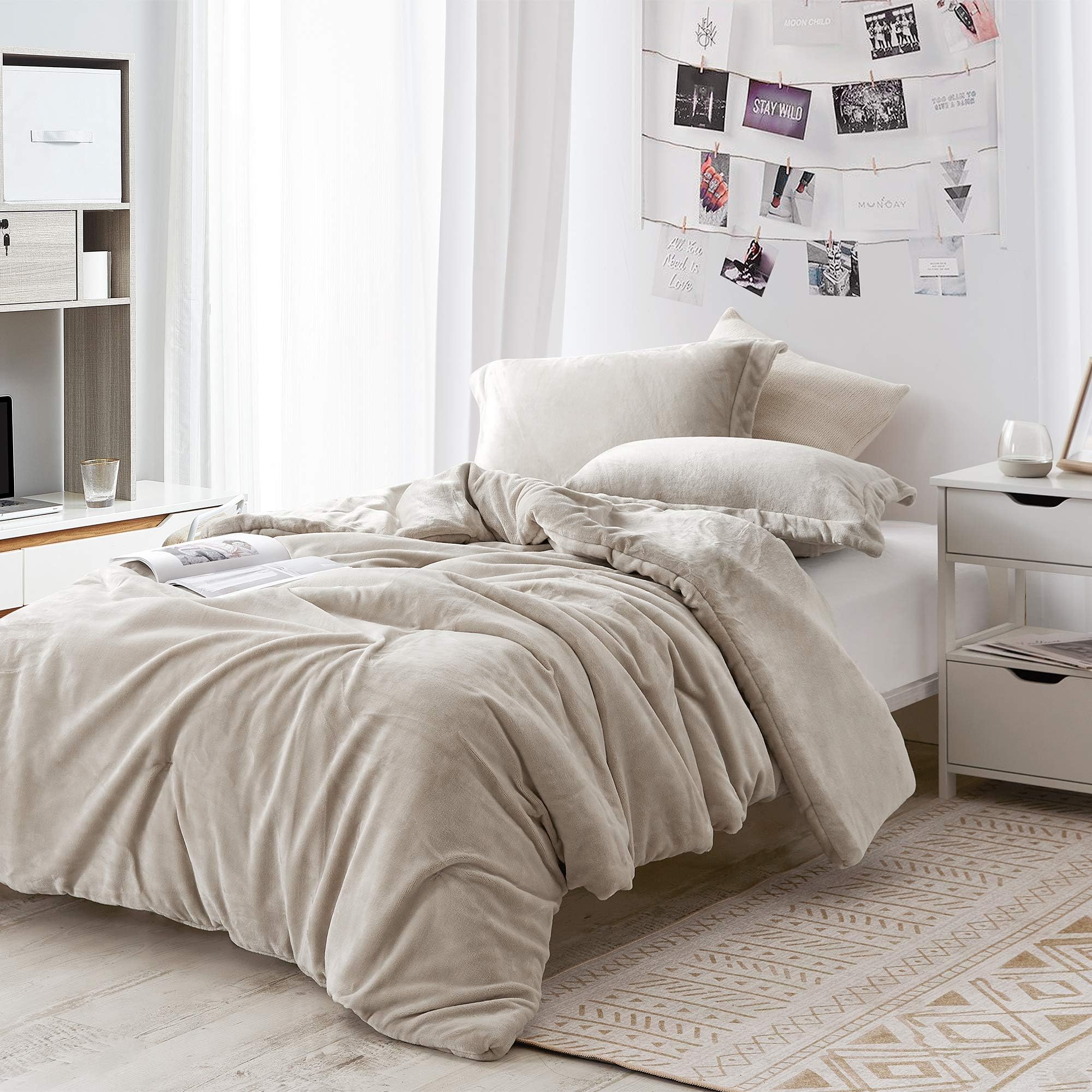 Coma Inducer Oversized Twin XL Comforter - The Original Plush - Almond Milk