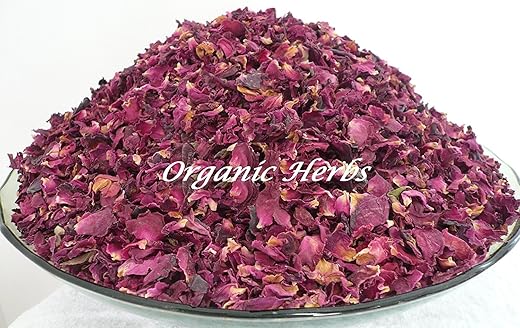 Organic Herbs 50g + 10g Free dried rose petals ドライバラ花弁 bag potpourri wedding deco 装飾 bio herbal craft car perfume 香水