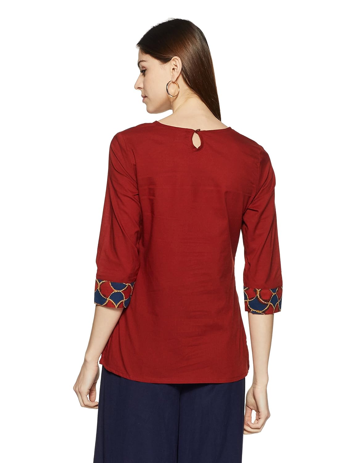 amazon brand- myx women's straight cotton kurta