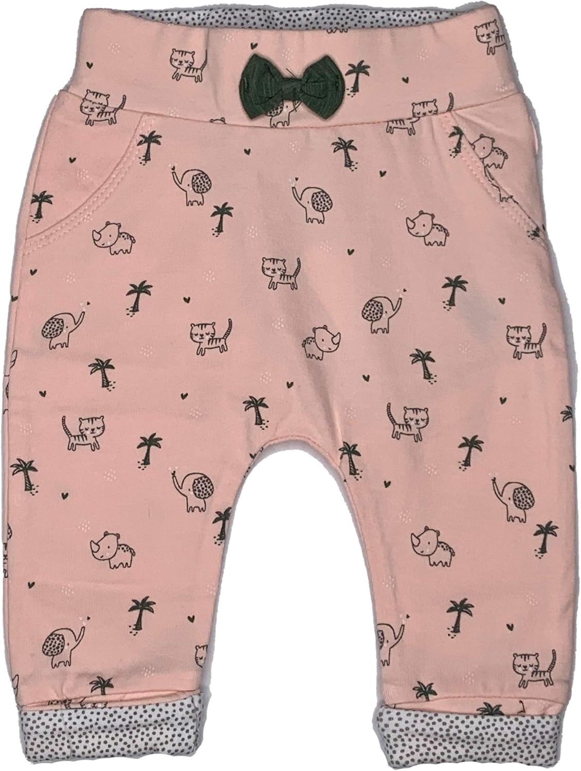 Feetje Hose AOP Wild World - Tiermuster Hose In Taupe Melange