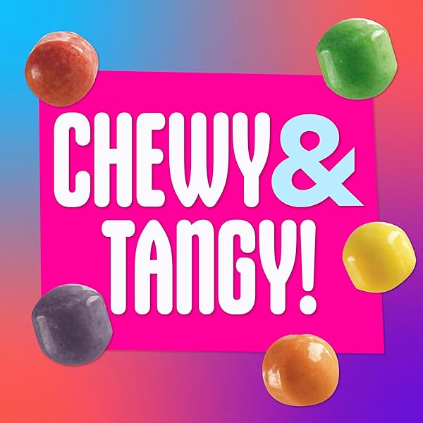 SWEETARTS MINI CHEWY CANDY, MIXED FRUIT FLAVORS (CHERRY, GRAPE, LEMON, APPLE & ORANGE), SWEET & TART CHEWY CANDY, 12 OZ BAG