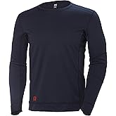 Helly-Hansen Hh LIFA Max Crewneck Base Layer Thermal Shirt Mens Long Sleeve Moisture Wicking Lightweight Warm Black