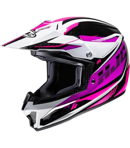 HJC CL-XY II Solid Off-Road Youth Motorcycle Helmet, DOT Approved (Black, Large) : Automotive