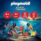 Playmobil City Action Police Diver with Treasure 72078 2 Figures Underwater view 2