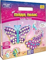 Imagimake Mirror Mosaic Butterfly & Peacock 450+ Foil Stickers Kit view 7