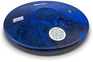 HAEST Nelco Rubber Discus Blue Fusion 1.75 kg | Rubber Discus for Training 211 mm Diameter | Prepares Youth for Competition |