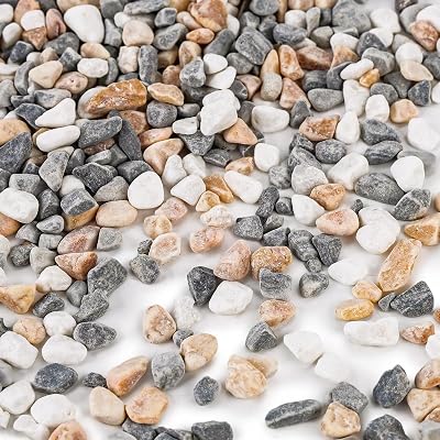 VGOODALL 900g Gravel Pebbles Mixed Colour for Plants Vases Aquariums