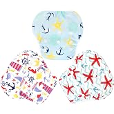 Langsprit 3 Pack Swim Diaper for Baby &amp; Toddle,Reuseable Washable Diaper Swim for Swimming Lesson &amp; Baby Shower Gifts