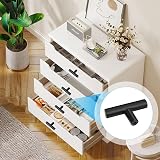 YSDMY 12 Pcs T Bar Cabinet Knobs Black 46mm Aluminum Alloy Drawer Pulls view 7