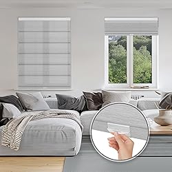 Sulugood No Tools No Drill Cordless Light Filtering