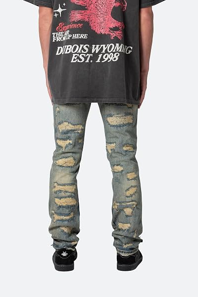 MNML MEN’S D543 STRAIGHT DENIM – VINTAGE BLUE, 32