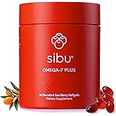 sibu Sea Buckthorn Omega-7 Plus Softgels Starter Kit (30 Day Supply) – Blend of Sea Buckthorn Oil and Plant-Based Vitamin D3 & Omega-3 DHA