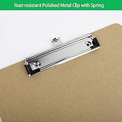 Happyhapi 16 Pack Clipboards Letter Size 9" x