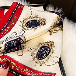 PoeticEHome 100% Mulberry Silk Neck Scarf