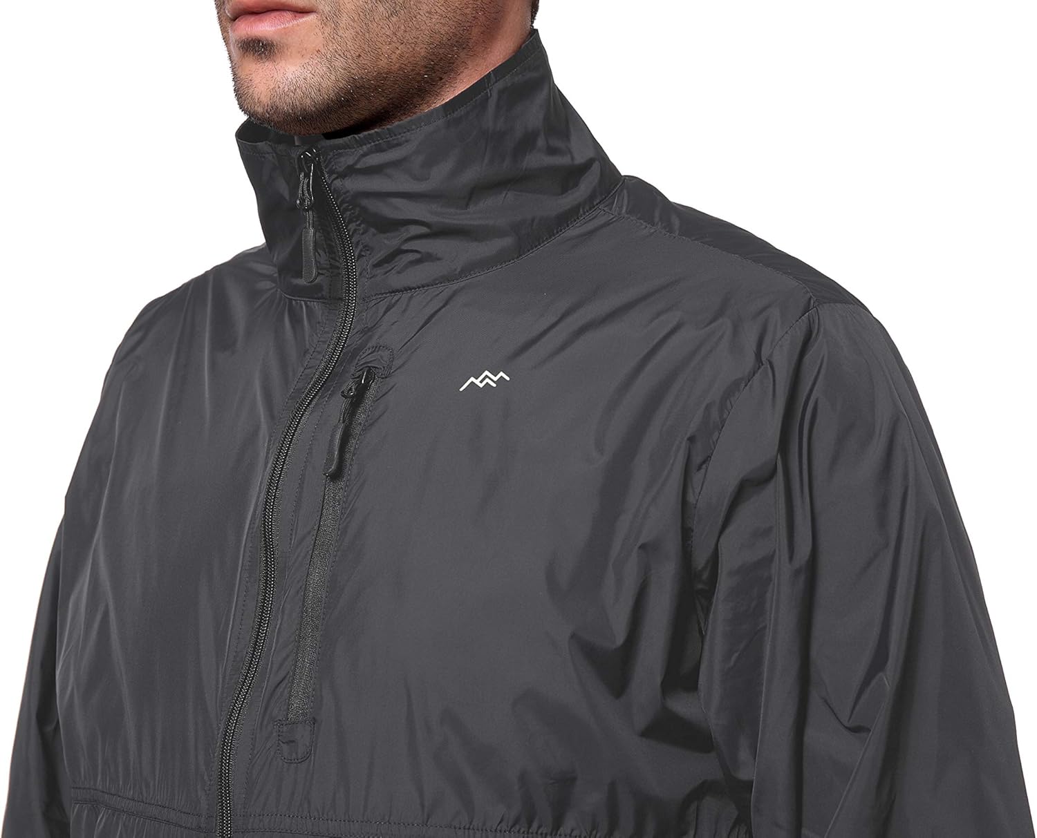 TRAILSIDE SUPPLY CO. Mens Windbreaker Jackets Lightweight Packable Jacket,Windproof and Dustproof: Clothing
