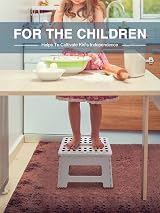 HOUSE DAY Folding Step Stool 9 Inch Safe Foldable Stool with Handle view 6