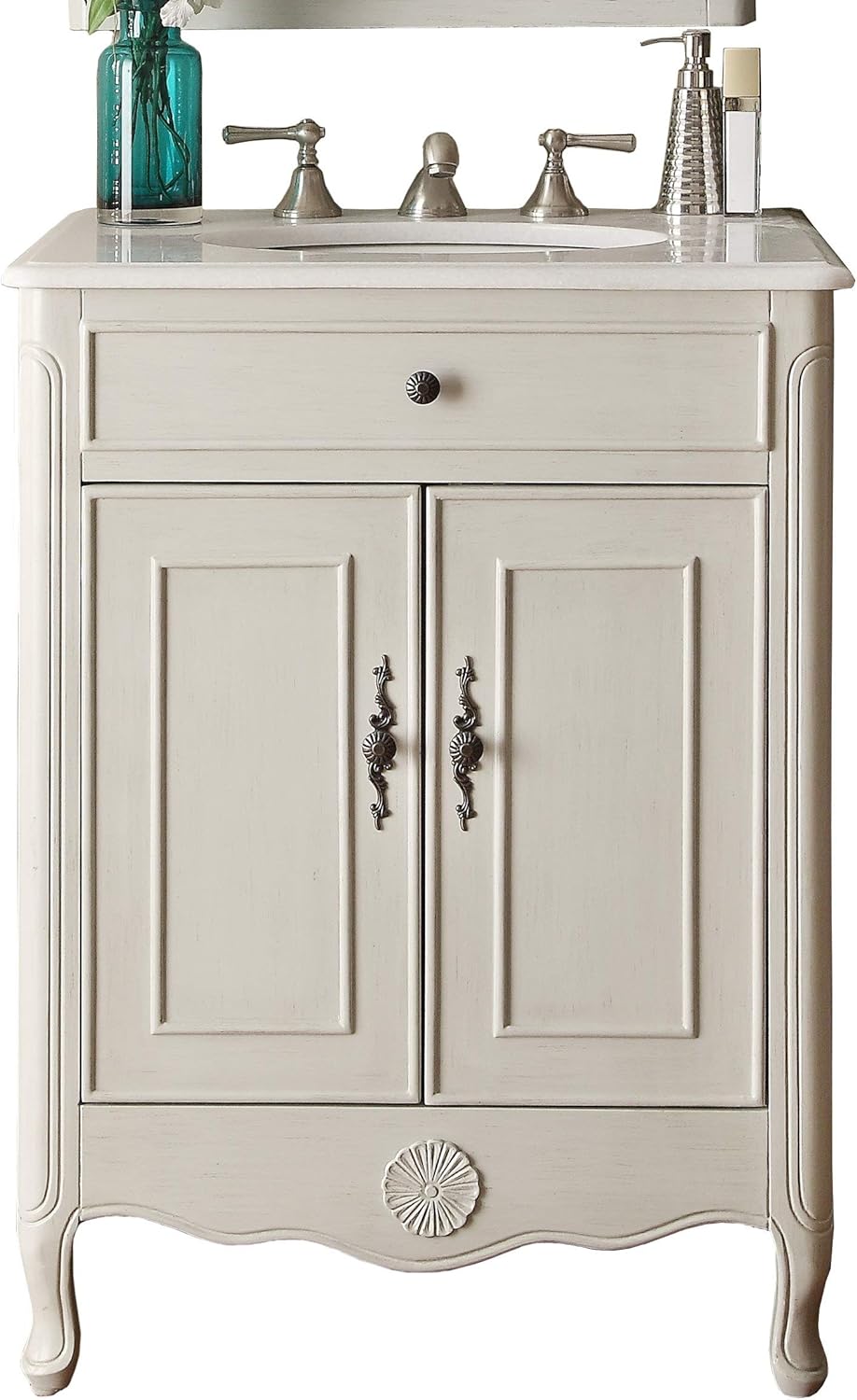 Amazon Com 26 Cottage Style Pastel Gray Daleville Bathroom Sink