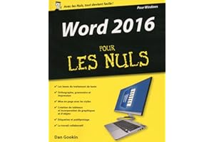 Word 2016 Pour les Nuls (French Edition)