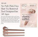 Kitsch Hair Tie Cutter 3pc Set Multicolor Recycled Plastic Gentle Removal view 2
