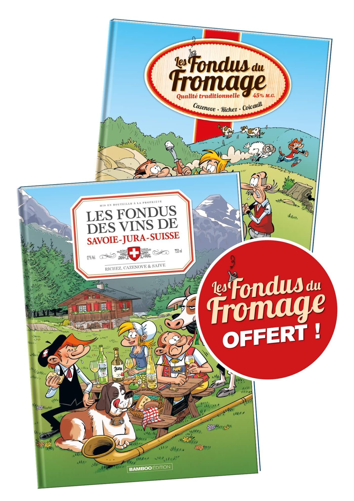 voir fiche du livre Les Fondus du vin : Jura Savoie Suisse + Fondus du fromage offert