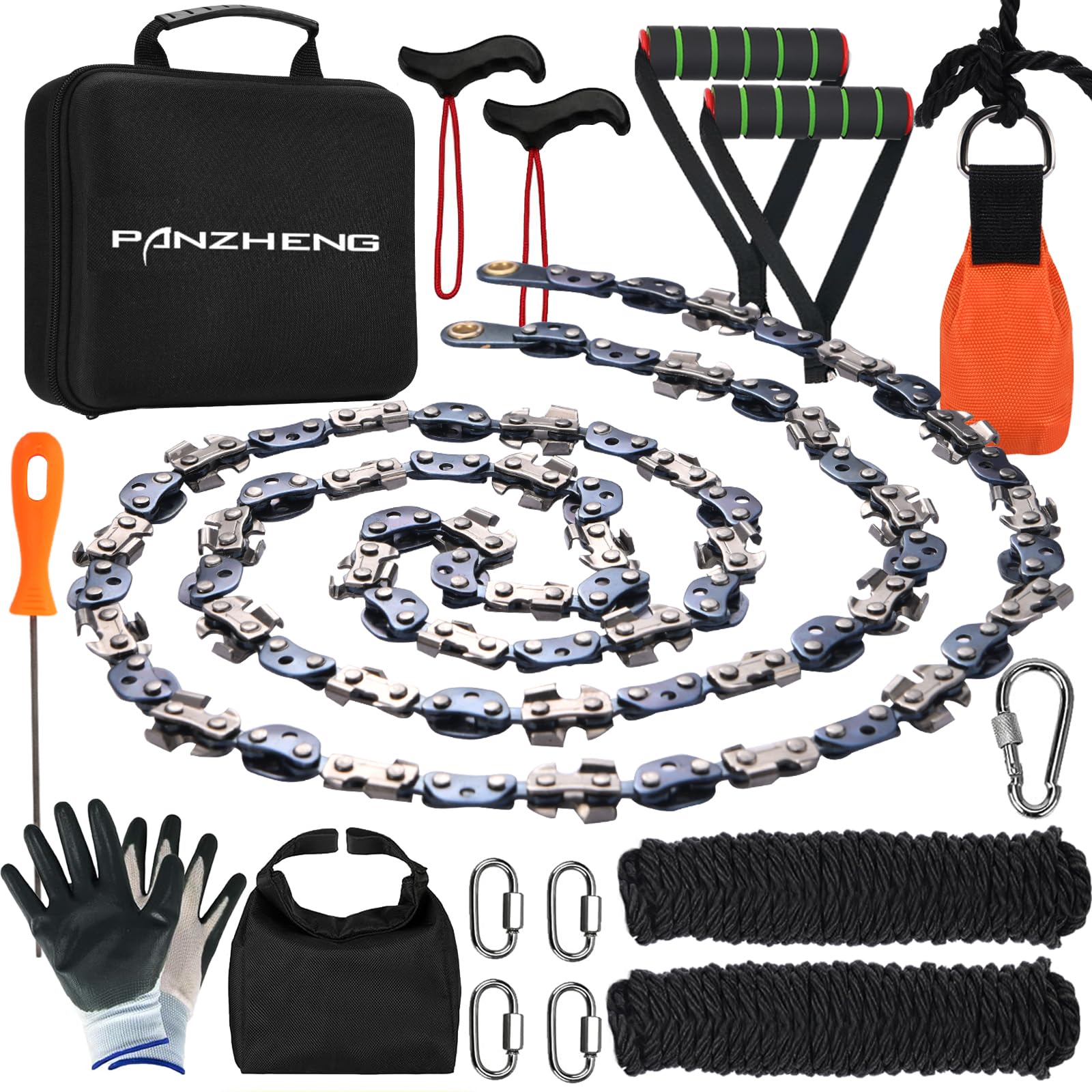 Photo 1 of Rope Saw 56 inch High Limb Rope Saws Tree Saw High Limb Both Sides, Pocket chainsaw with 11OZ Throw Weight