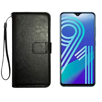 Unirock Vivo Y91 1816 Flip Cover Leather Back Stand Amazon In Electronics