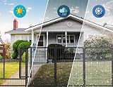 HOMIDEC Dog Pen 8 Panel 100cm High with Door, Indoor Outdoor Pet Exercise view 8