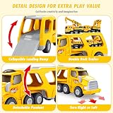 EUTOYZ 5 in 1 Construction Toy Cars Set for 1-6 Years Boys view 2