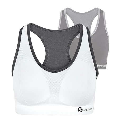 Sportastisch AUSGEZEICHNETER¹ Sport-BH „Sporty Bra“ mit herausnehmbaren Cups | Große Größen von S - L | Gepolsterter Fitness-