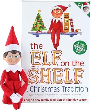 Elf On The Shelf A Christmas Tradition Light Skinned Blue Eyed Boy Scout Elf Doll