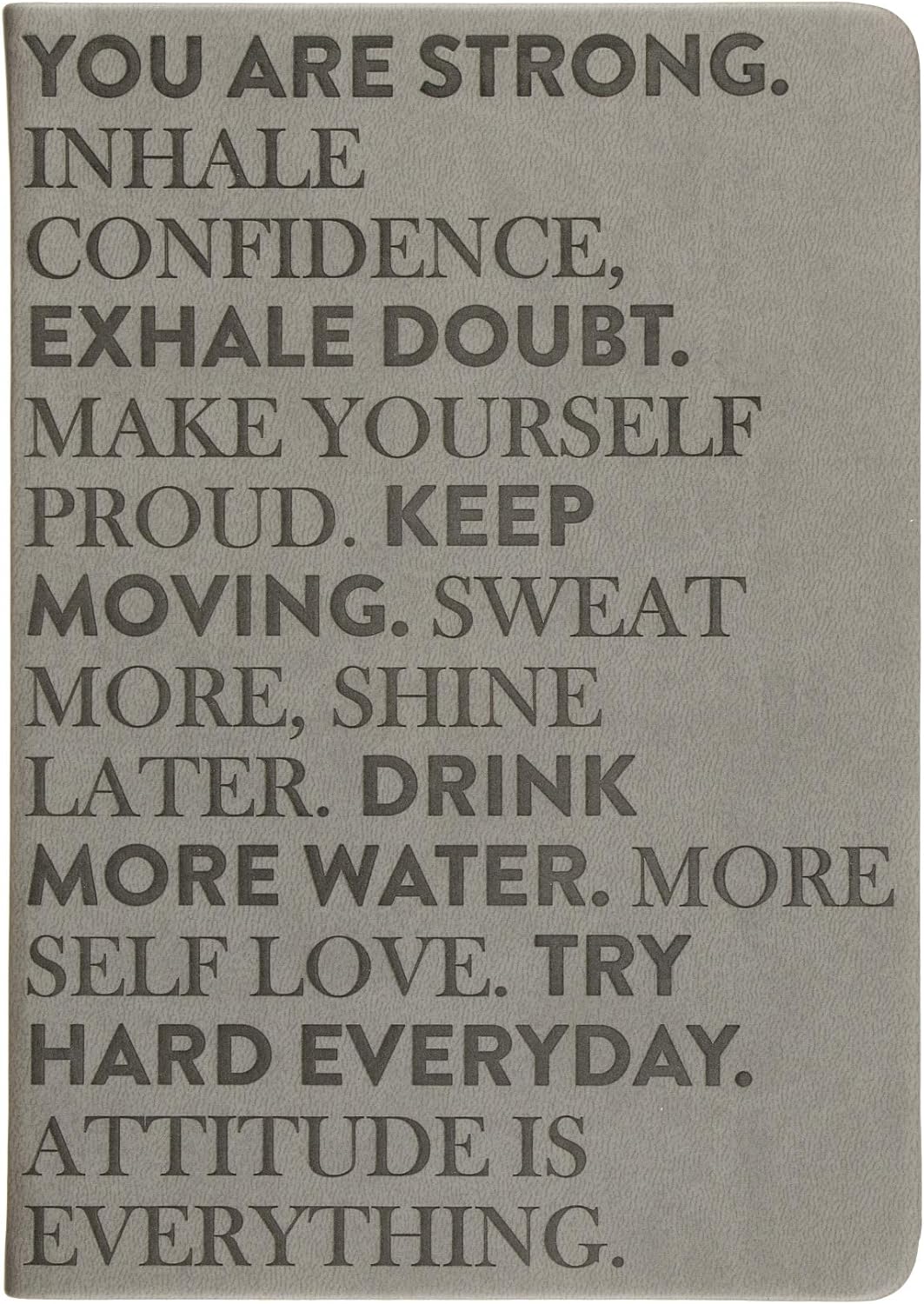“You Are Strong” Guided Motivating Fitness + Writing Journal | Track Your Goals, Nutrition, Motivation, Emotions & Gratitude | Sturdy Flexible Soft Cover, 6x8": Office Products