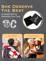 Jeracol 2Pcs Lymphatic Copper Rings Women Magnetic 7x Gauss Gift Box view 7