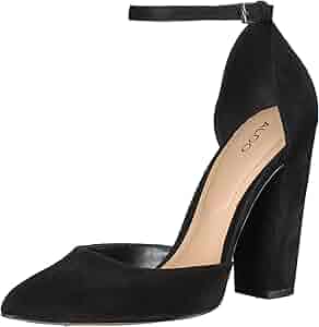 aldo nicholes block heel court shoes