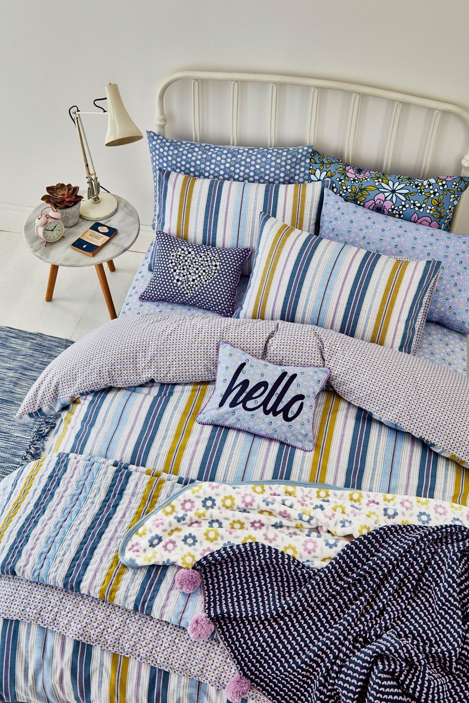 Helena Springfield MELODY COVER SET, DOUBLE BLUEBELL, Polyester-Cotton