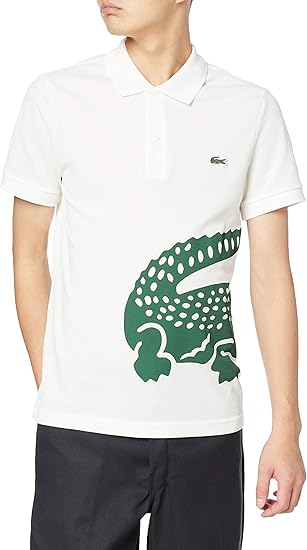Amazon ラコステ ポロシャツ 公式 レギュラーフィット オーバーサイズワニプリントポロシャツ 半袖 メンズ Ph5284l ポロシャツ 通販