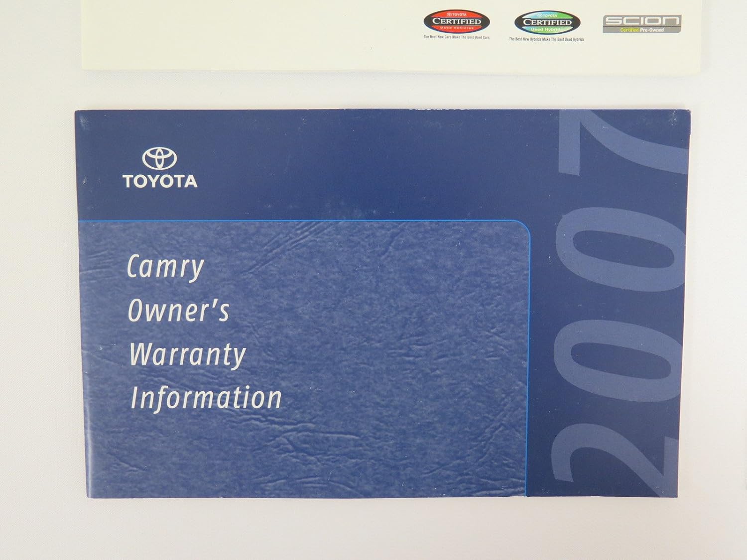 Amazon.com: 2007 Toyota Camry Owner's Manual: Toyota Motor Co.: Automotive