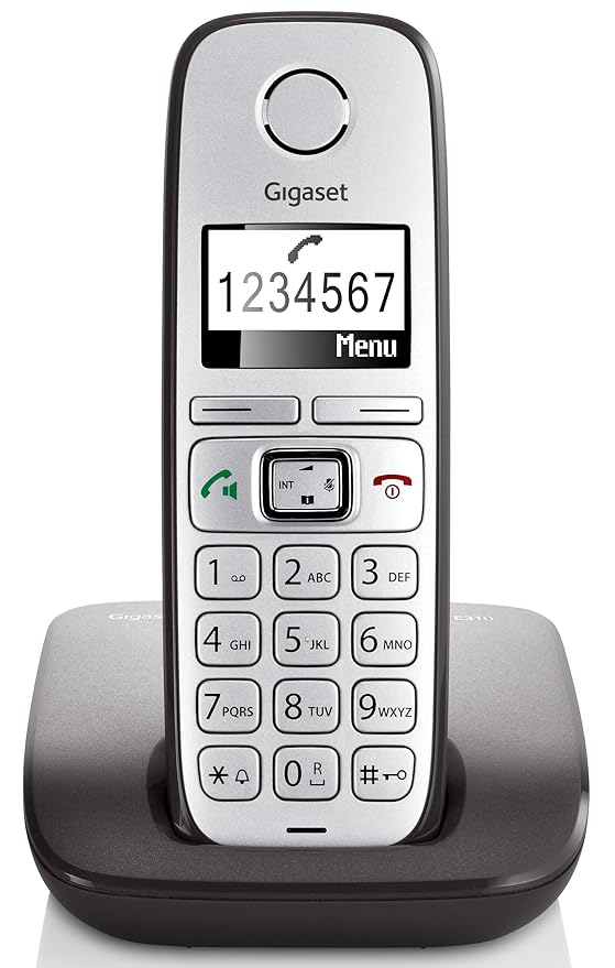 Gigaset E310 Telefon - Schnurlostelefon / Mobilteil - Grafik Display - Grosse Tasten Telefon - Freisprechfunktion - Analog Te