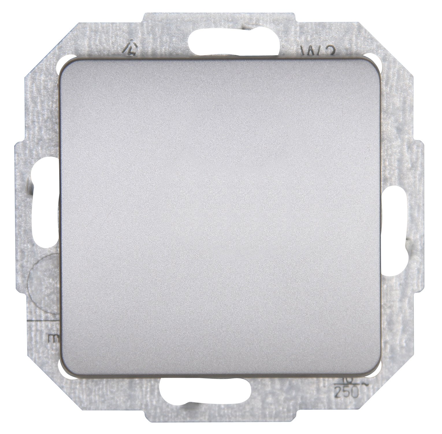 Kopp 618620081 Milano Universal Switch (Off/Toggle) Steel-Coloured — image 1