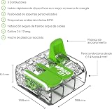 Wago 221-423 Green Range 3-Wire 4 mm² 3-Pol Splicing Terminal Lever Pluggable view 4