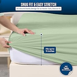 Utopia Bedding Waterproof Mattress Protector Twin