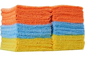 LIVOS 30 Pack Microfiber Cleaning Cloth, 14"x18" Microfiber Towels for Cars, Lint Free Cleaning Rags for House, Kitchen, Window