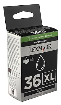 Lexmark Rückgabe-Tintenpatrone Nr.36XL Tinte 500 Seiten Z2420, schwarz