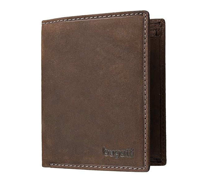 bugatti Nota Herren Geldbeutel Portemonnaie Geldbörse Braun 3605