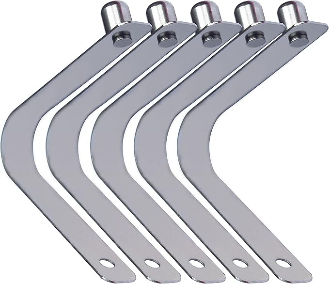 5 × Kayak Paddle Tent Pole Push Button Spring Snap Clip Locking Tube