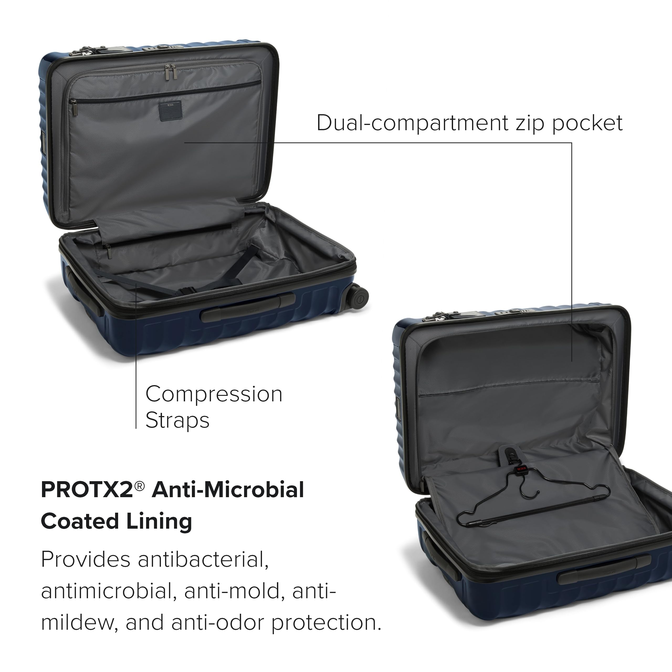 TUMI 19 Degree Short Trip Expandable 4 Wheeled Packing Case - Hard Shell Suitcase - 26.0